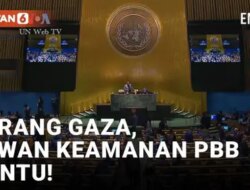 VIDEO: Sidang Majelis Umum PBB Mengenai Konflik Israel-Hamas dalam Keadaan Sempat Terhenti di Dewan Keamanan