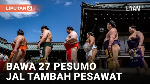 VIDEO: Japan Airlines Forced to Add More Aircraft Due to Concerns of Overloading with 27 Sumo Wrestlers