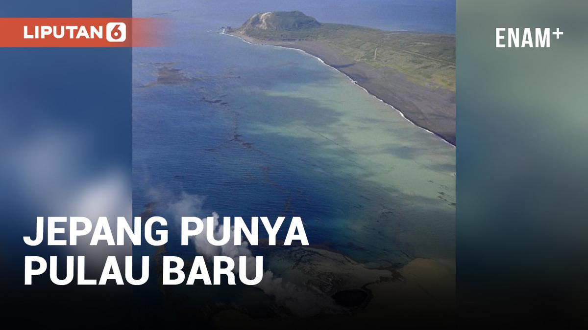 VIDEO: Pulau Baru Terbentuk di Jepang karena Erupsi Gunung Berapi