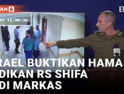 Video: Israel Mengklaim Menemukan Bukti Baru Penggunaan RS Shifa oleh Hamas Sebagai Markasnya