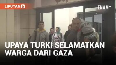 Eviakuasi Lebih dari Seribu Orang dari Gaza oleh Turki dalam Sebuah Video