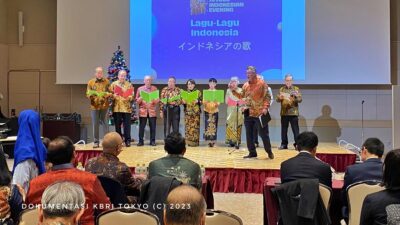 Pekan Natal di Osaka Mengadakan Malam Budaya Indonesia yang Gembira