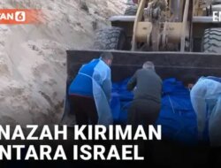 Pemakaman Sejumlah Jenazah Militer Israel: Rekaman Video Menunjukkan Proses Pemakaman Massal