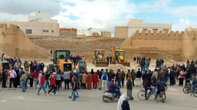 Tembok Bersejarah di Kota Tua Kairouan Tunisia Runtuh, 3 Meninggal dan 2 Lainnya Terluka