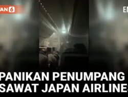 Video Mencekam: Reaksi Panik Penumpang saat Pesawat Japan Airlines Terbakar Terekam