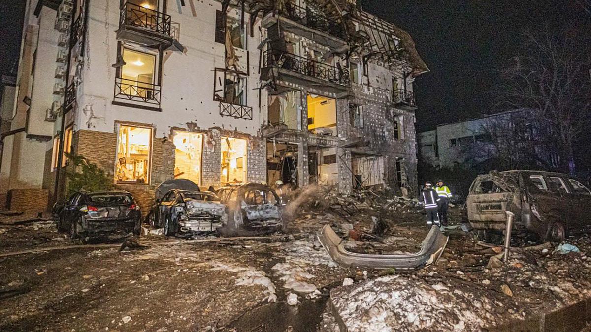 Hotel di Kharkiv Ukraina Terkena Hantaman Rudal Rusia, 11 Orang Terluka