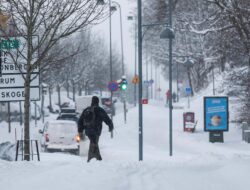 Swedia Terkena Suhu Dingin Ekstrem Minus 44,6 Derajat Celcius: Sebuah Potret