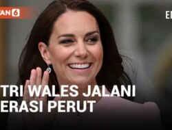 Kate Middleton Diumumkan Akan Menjalani Operasi Perut oleh Istana Kensington dalam Sebuah Video