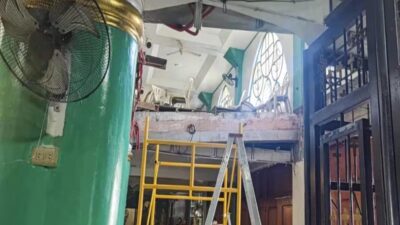 Rayap Menyebabkan Balkon Gereja di Filipina Runtuh Selama Misa, Seorang Lansia Meninggal dan 53 Jemaat Terluka