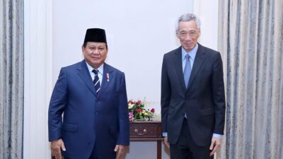 Perdana Menteri Singapura Lee Hsien Loong Memberikan Ucapan Selamat kepada Prabowo yang Unggul di Quick Count Pemilu 2024