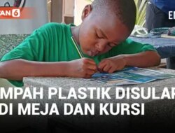 Menjadi Meja dan Kursi Sekolah di Kenya: Pengolahan Sampah Plastik di Laut menjadi Solusi Kreatif