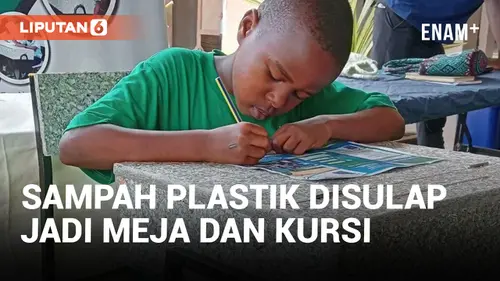 Menjadi Meja dan Kursi Sekolah di Kenya: Pengolahan Sampah Plastik di Laut menjadi Solusi Kreatif