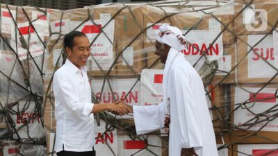 Presiden Joko Widodo Membebaskan Bantuan Kemanusiaan untuk Palestina dan Sudan