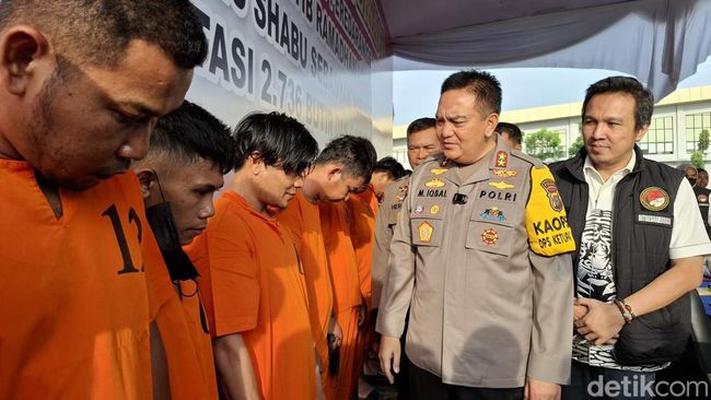 Kapolda Riau Membongkar Peredaran 107 Kg Sabu, dan Menyatakan Akan Membersihkan Kampung Narkoba