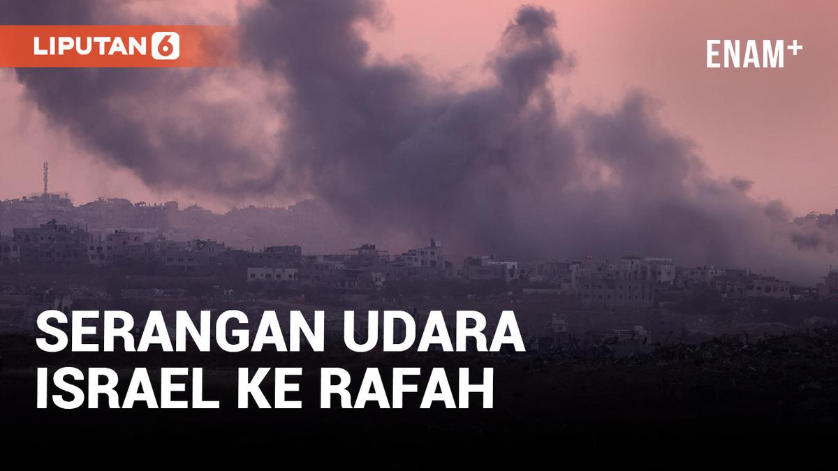 Video: Asap dan Ledakan di Langit Gaza saat Israel Melakukan Pengepungan di Rafah