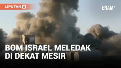 Video: Serangan Udara Israel Mengepung Wilayah Dekat Perbatasan Mesir