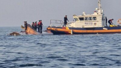 Dua Pelaut Indonesia Tidak Ditemukan Setelah Kapal Penangkap Ikan Korea Selatan Tenggelam di Laut Mokpo