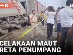 2 Tewas dan 20 Terluka dalam Tergelincirnya Kereta Penumpang di India Utara – Video