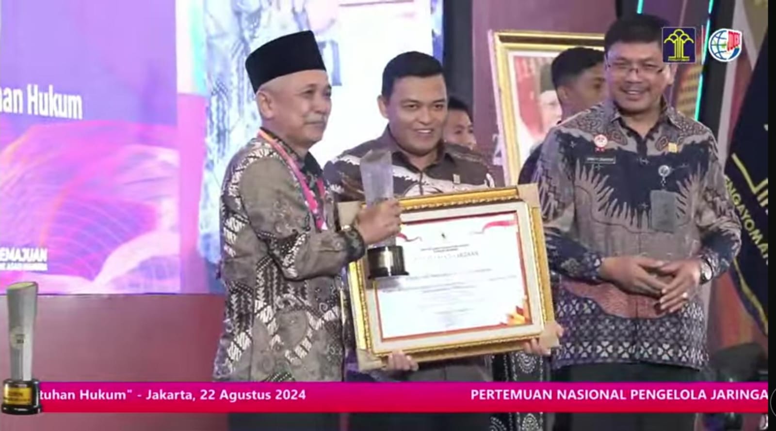 DPRD Pangandaran menjadi Juara 1 Terbaik Nasional di JDIH tahun 2024