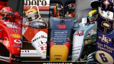 F1 Nobatkan 15 Mobil Terbaik Sepanjang Sejarah!