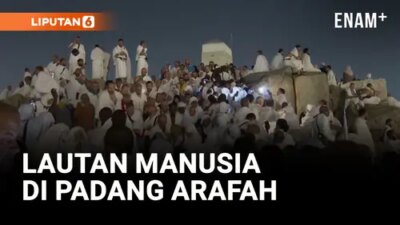 Puncak Haji 2025: Jemaah Membanjiri Padang Arafah