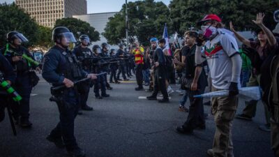 Ganda Pasukan Garda Nasional di LA atas Protes Imigrasi Trump
