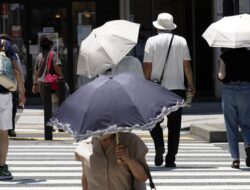 Rekor Suhu Tertinggi Jepang: 41,2 Derajat Celsius