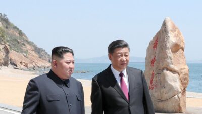 Kim Jong Un & Vladimir Putin di Parade Militer China